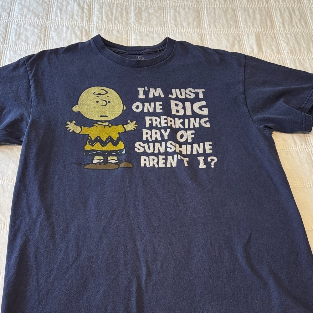Peanuts Navy Blue Charlie Brown Tee